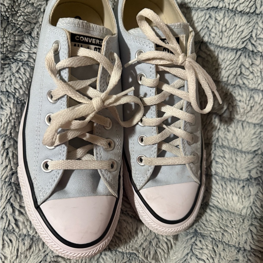 Converse Cream Canvas Sneakers